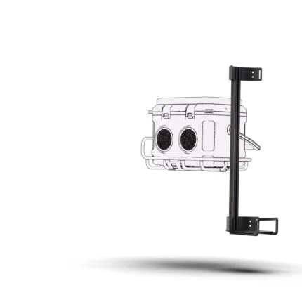 Golf rack with storage compartment design