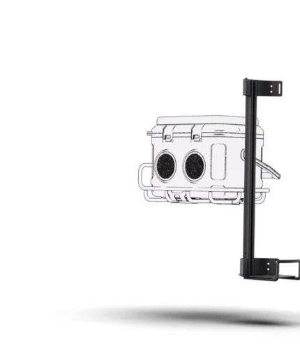 Illustration of a golf rack accessory